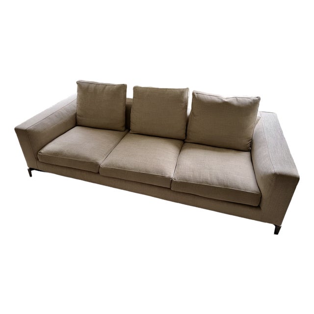 Minotti Anderson Sofa by Rodolfo Dordoni – 97” – Made in Italy For Sale