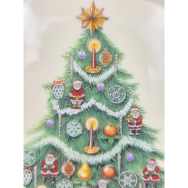 Lenox 1998 Numbered Christmas Trees Around the World Plate With Original Box For Sale - Image 12 of 18