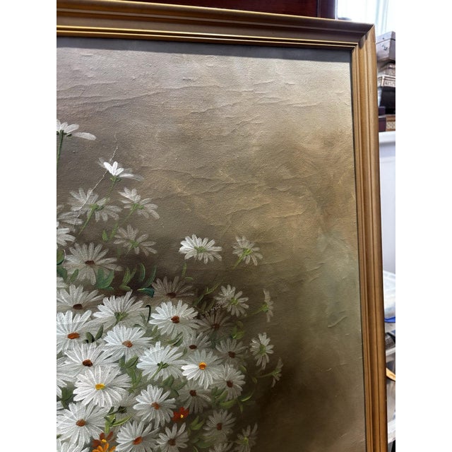 Nancy Lee, Still Life Composition, Oil Painting On Canvas For Sale - Image 8 of 14