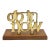 Vintage Brass "Do It Now" Letter Rack For Sale