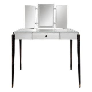 Art Deco Dressing Table with Mirrors For Sale