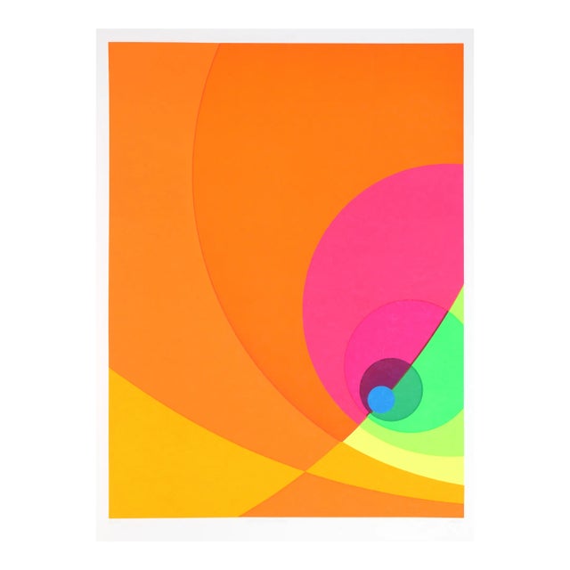 Split Infinity #8BS, Herbert Aach Screen Print For Sale