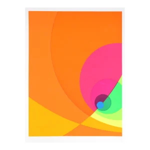 Split Infinity #8BS, Herbert Aach Screen Print