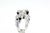 18k Gold Double Parrot Cocktail Ring With Diamonds and Onyx, France, Size 6.5 For Sale - Image 4 of 7
