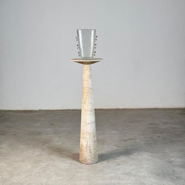 Pulegoso Glass Vase with Applied Discs by Ercole Barovier, 1930s For Sale - Image 4 of 17