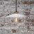 1950s French White Opaline Milk Glass and Brass Pendant Lamp For Sale - Image 5 of 6