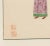 Elegant original gouache rendering entitled, 'Rose of A Manchu Girl' whose embroidered satin robe featured borders in...