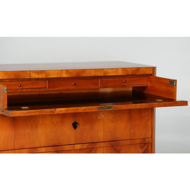 Antique Munich writing chest in cherry from the Biedermeier period circa 1820 Bavaria Cherry Biedermeier circa 1820...