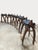 Brutalist Vintage Brutalist Egyptian Camel Saddle Bar Stools, 1940s, Set of 5 For Sale - Image 3 of 8