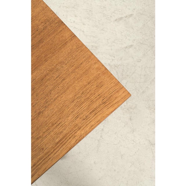 Wood Vintage Square Side Table For Sale - Image 7 of 8