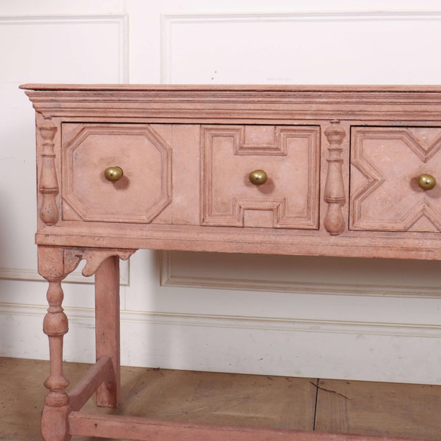 English Painted Dresser Base, 1890s For Sale - Image 3 of 12