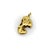 Whenever we can, we try to acquire gold nugget jewelry, as we love the free form nature of the gold. This one has an...