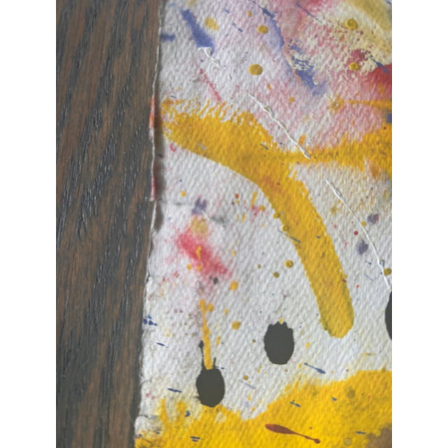 Hendrik Grise Signed Vintage Original Abstract Expressionist Painting For Sale In Denver - Image 6 of 8
