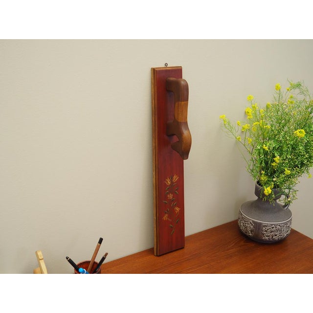 Mid-Century Modern Danish Wall Ornament, 1970s For Sale - Image 3 of 14