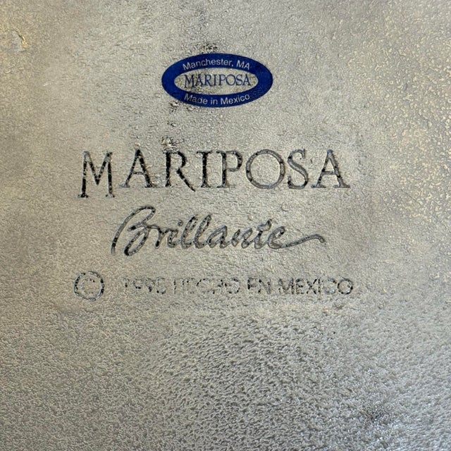 Vintage Mariposa Aluminum Octopus Serving Tray For Sale - Image 4 of 5