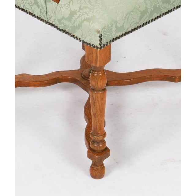 Vintage High Back Dining Chairs in Oak, Set of 8 For Sale - Image 6 of 18