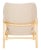 Accent Chair in Beige & Natural For Sale - Image 4 of 9