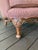 Red Henredon Upholstered English Arm Carved Base Club Chairs- A Pair For Sale - Image 8 of 17