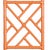 Chippendale Standard Bed California King - Orange For Sale In West Palm - Image 6 of 12
