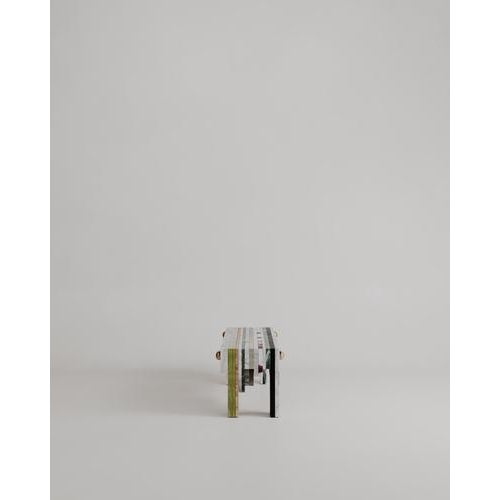 Not Yet Made - Made To Order Architectural Layered Marble Stone Strata Bench by Esther Knopfler For Sale - Image 5 of 12