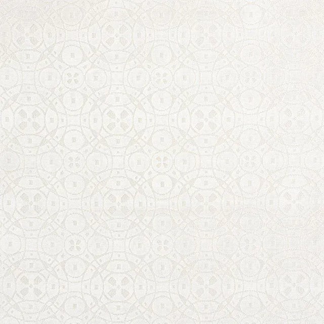 Abstract Sample - Schumacher Zodiac Velvet Fabric in Platinum For Sale - Image 3 of 3