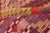 Mid 20th Century Hand Woven Vintage Turkish Embroidered Kilim Rug in Vivid Colors of Purple and Orange For Sale - Image 11 of 13