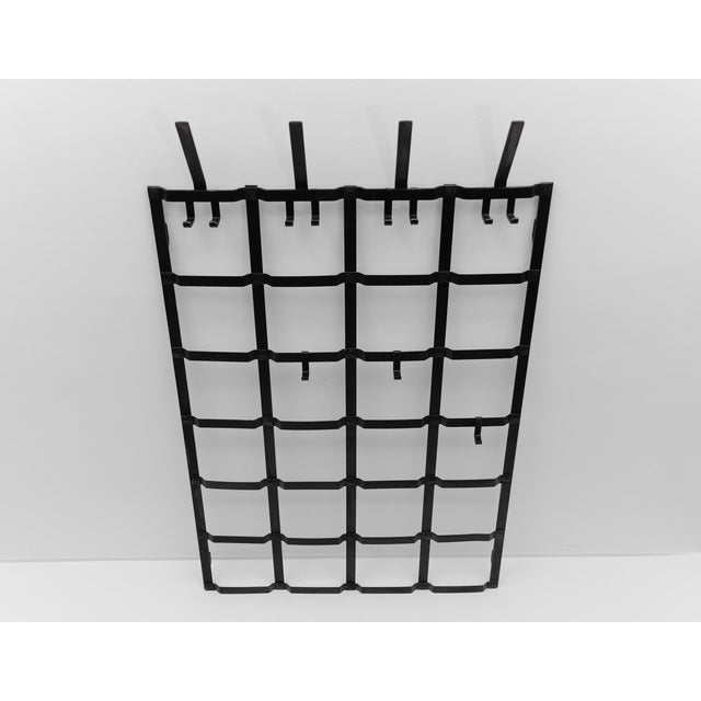 Mid-Century Modern Geometric 3D Wall Coat Rack, 1960s, in Very Good conditions. Designed 1960 to 1969