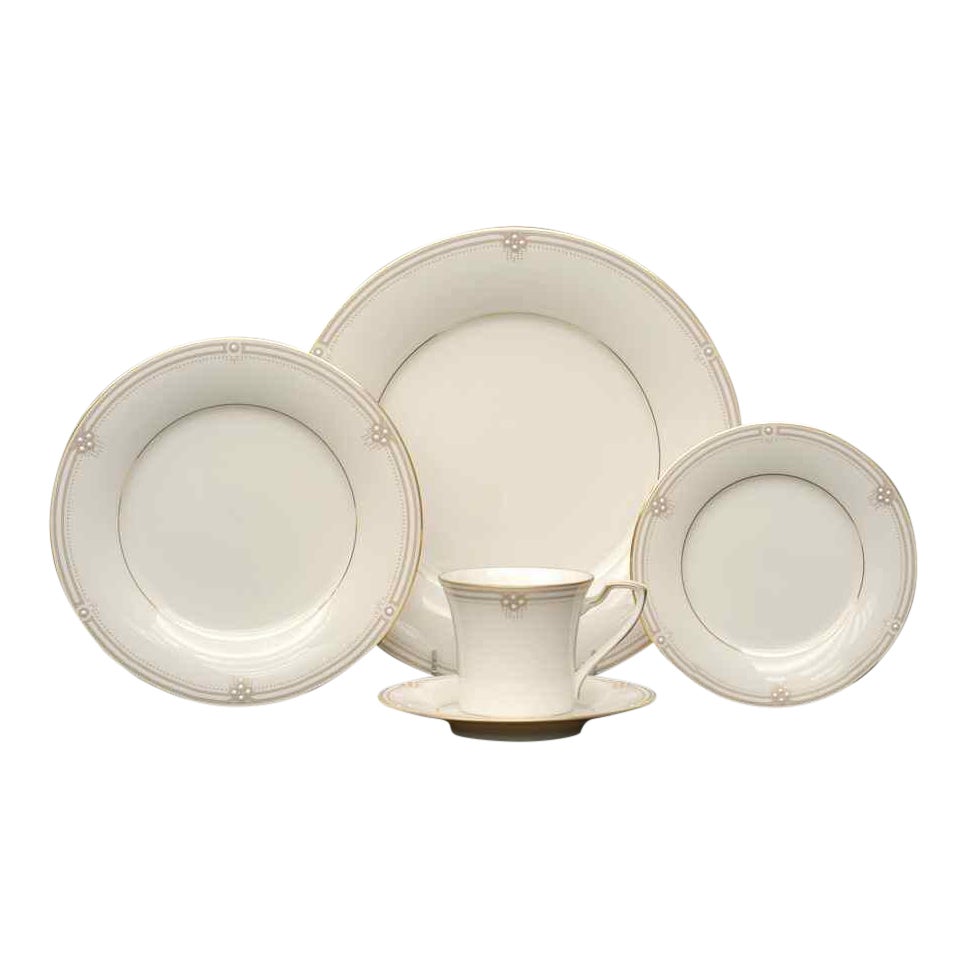 Noritake Satin Gown Dinnerware Service for 12 Chairish