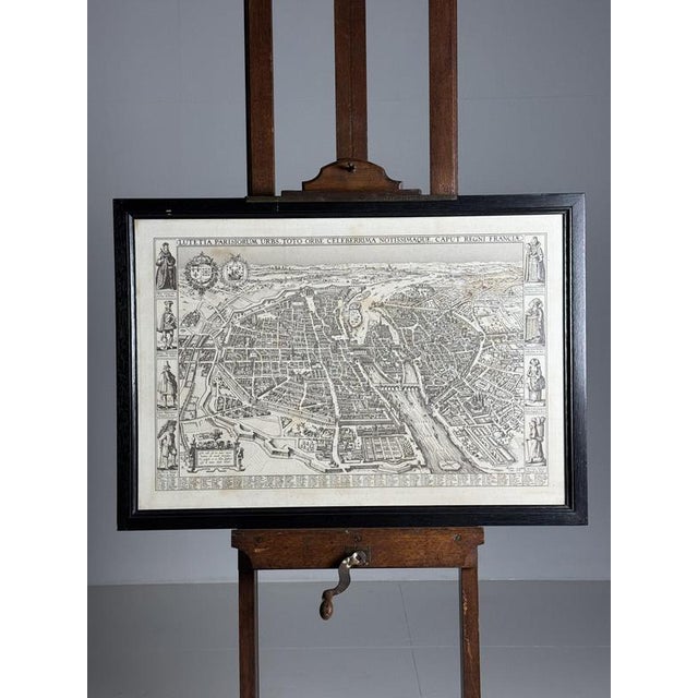 Framed Map of Paris For Sale - Image 18 of 18