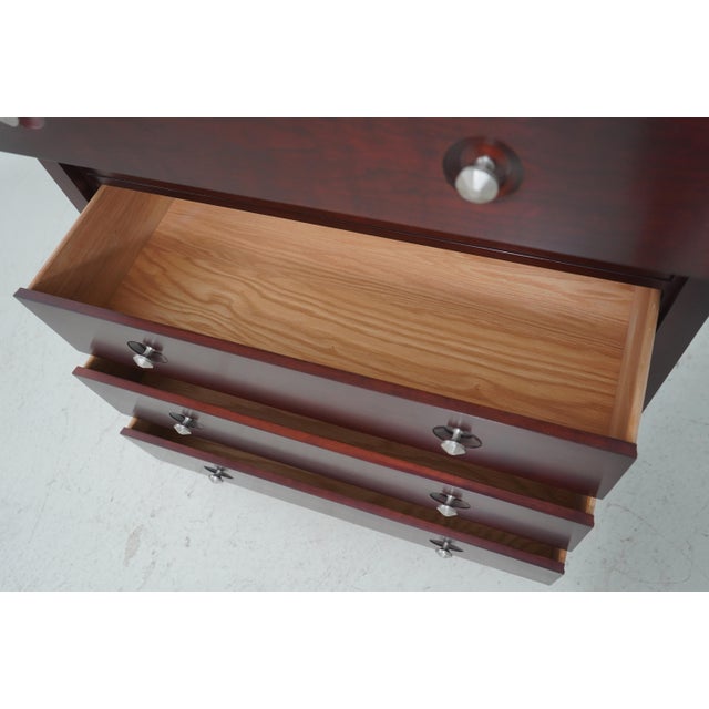 Stickley Stickley Modern Arts & Crafts Cherry High Chest For Sale - Image 4 of 13