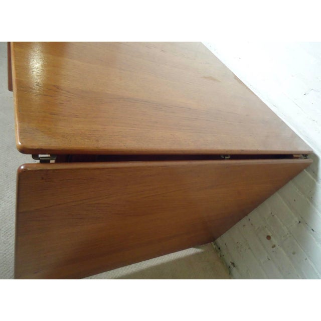 Mid 20th Century Nils Jonsson Teak Mid-Century Drop Leaf Dining Table For Sale - Image 9 of 16