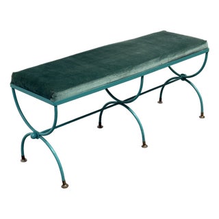Hollywood Regency Style Bench, Vintage For Sale