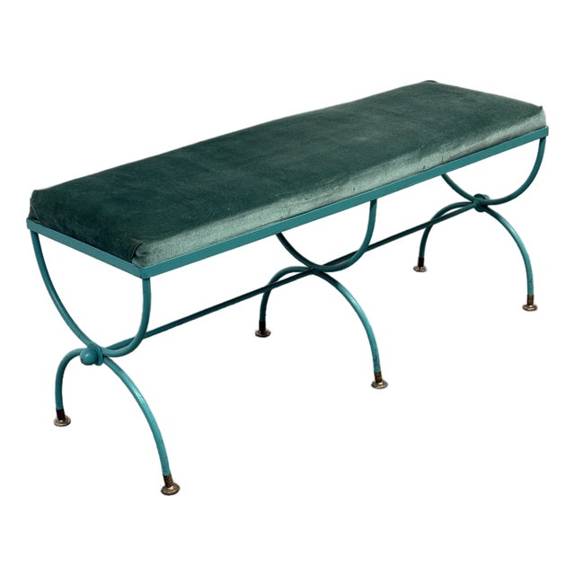 Hollywood Regency Style Bench, Vintage For Sale