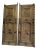 Vintage C1870's - C.1910's Imported Moroccan Large Hand Honed and Carved Wood & Iron Forged Doors - a Pair For Sale