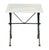 A fine French bistro table from the Belle Époque era, featuring a square figured white marble top, resting upon a...