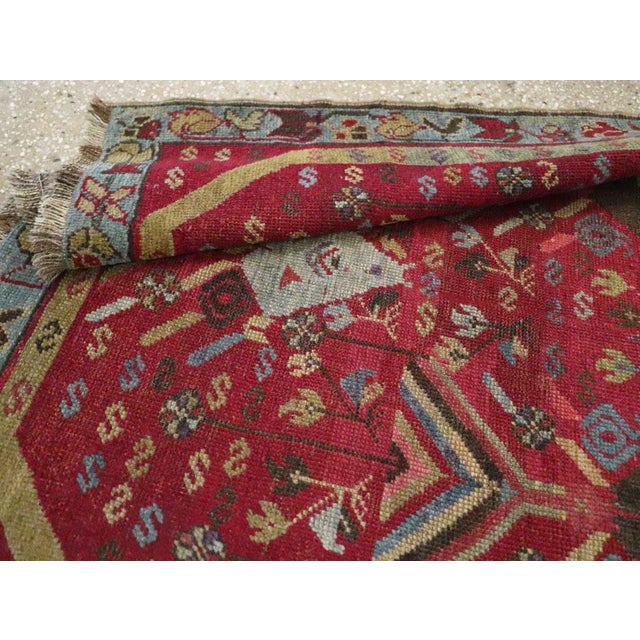 Galerie Shabab Collection Early 20th Century Turkish Ghourdes Throw Rug For Sale - Image 9 of 9