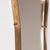 Mid-Century Modern Shaped Mirror with Brass Frame from Fontana Arte For Sale - Image 3 of 13