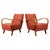 Mid-Century Modern Lounge Chairs by Halabala, 1950s, Set of 2 For Sale - Image 11 of 11