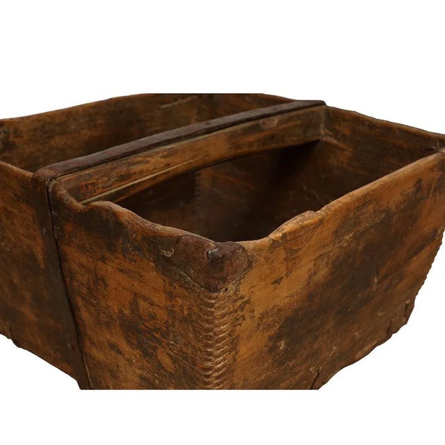 Chinese Antique Chinese Official Wooden Rice Grain Bucket For Sale - Image 3 of 11