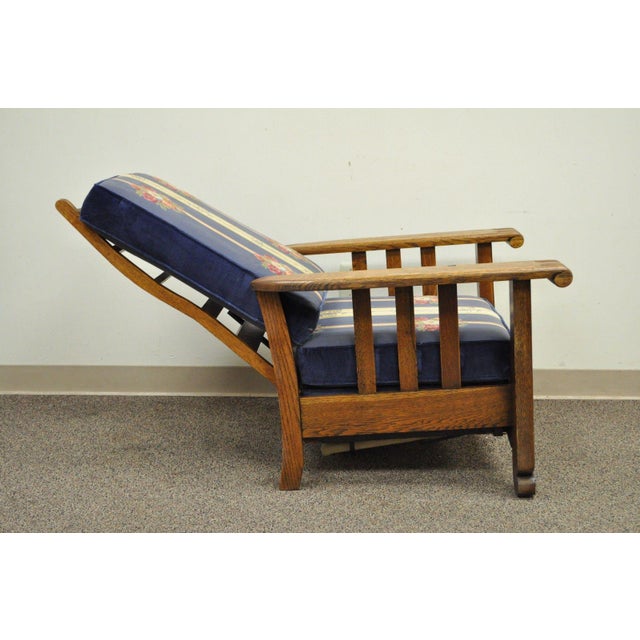 Antique Royal Easy Mission Arts & Crafts Reclining Lounge Morris Chair