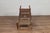 19th Century Rustic Indian Low Wooden Chair With Rope Seat and Weathered Appearance For Sale - Image 5 of 16