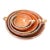 Mexican Tlaquepaque Terracotta Redware Nesting Bowls, S/5 For Sale