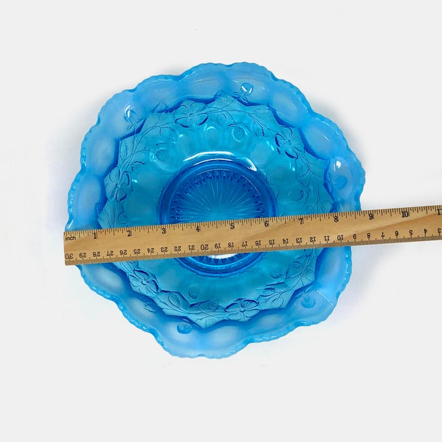 Up for sale is a stunning antique Fenton art glass bowl in the popular Honeycomb and Clover pattern, dating to circa...