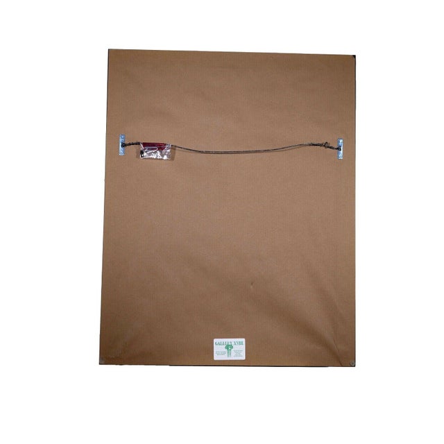 Contemporary Ljubo Biro Untitled Woman in Profile Signed Acrylic Painting on Masonite 1960s For Sale - Image 3 of 12