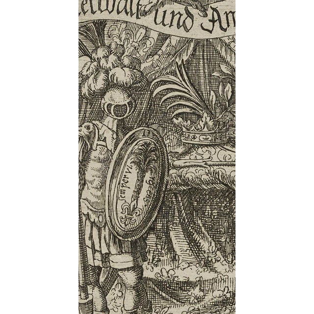 J. Meyer, Illustration to Grimmelshausen's Dietwalt and Amelinda, 17th-Century, Etching For Sale - Image 3 of 4