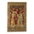 Botanical Persian Emperor Slaying Lavar Kerman Mat rug no. j1772 For Sale
