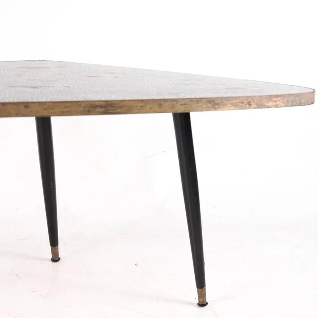 Glass Glass Mosaic Coffee Table, 1970s For Sale - Image 7 of 12