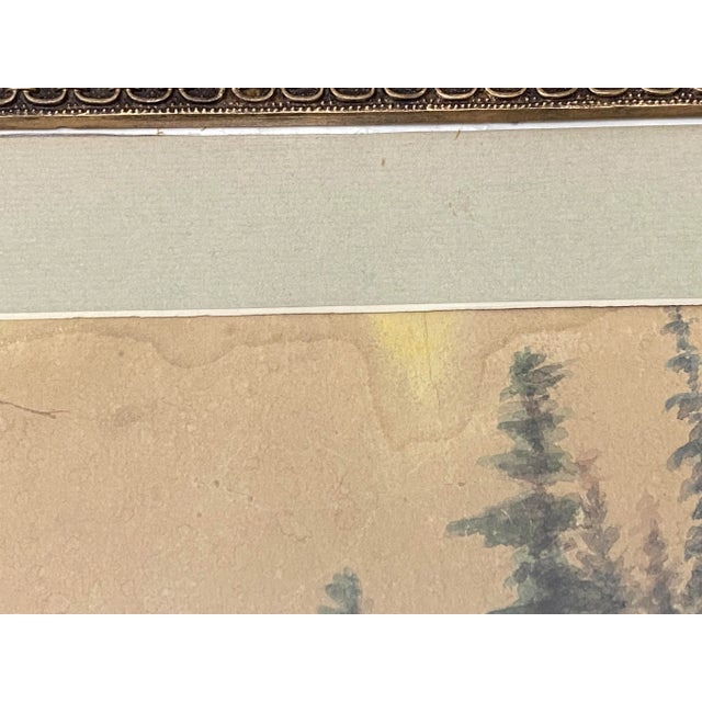 A. H. Slade-River Landscape Watercolor Painting For Sale - Image 10 of 12