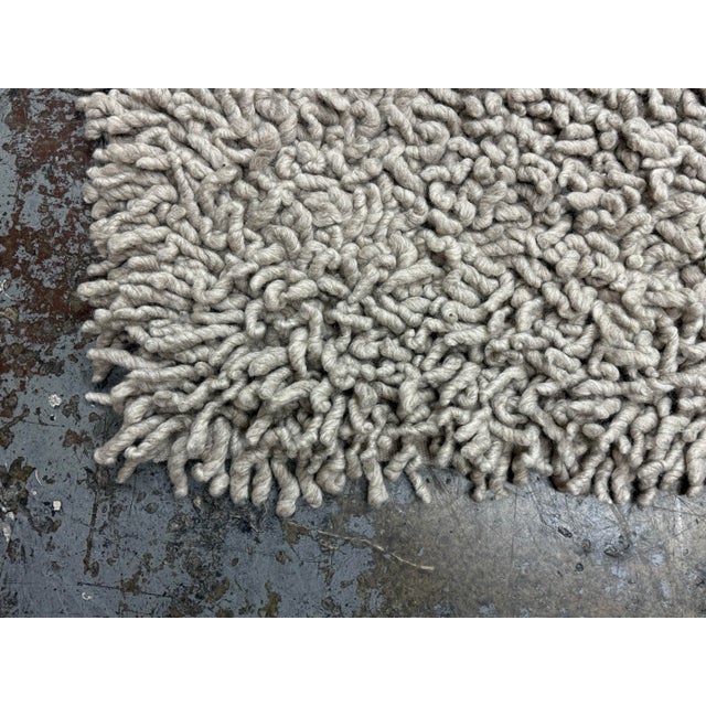 Textile 6ft5in × 9ft8in Design Within Reach Nesta Shag Area Rug For Sale - Image 7 of 12