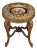 19th Century Austrian Vienna-Style Hand-Painted Porcelain and Giltwood Gueridon For Sale